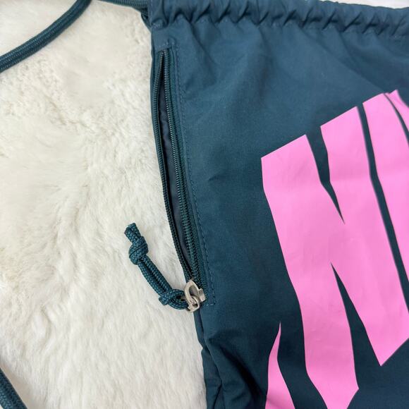 Nike Drawstring Teal Gym Bag‎ Backpack - Picture 3 of 5